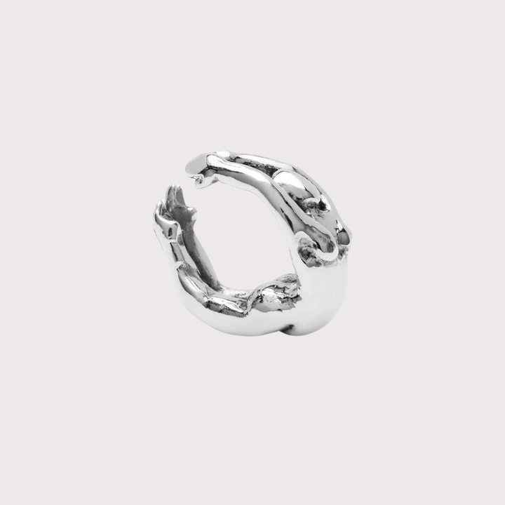 Acrobat Ear Cuff - Silver by Alejandra de Coss at White Label Project