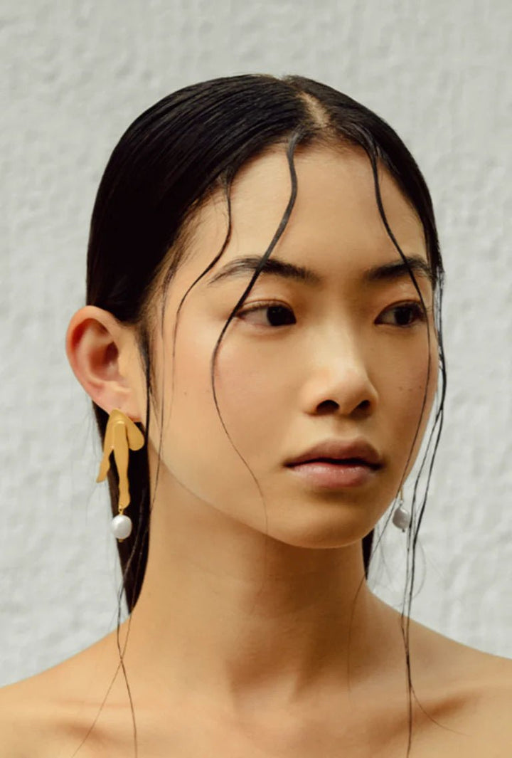 Maar Earrings - Gold by Alejandra de Coss at White Label Project