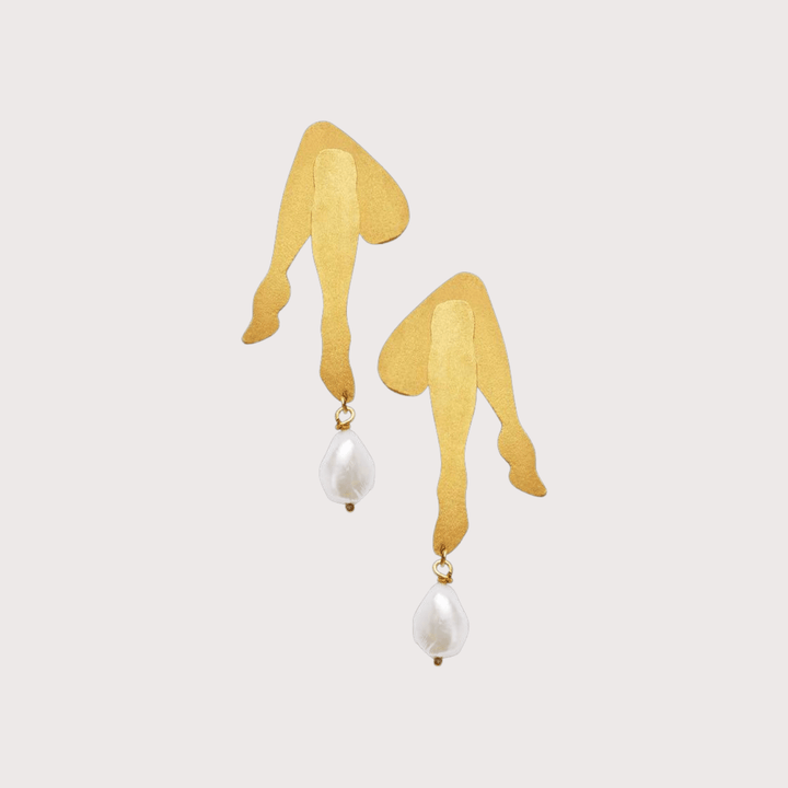 Maar Earrings - Gold by Alejandra de Coss at White Label Project