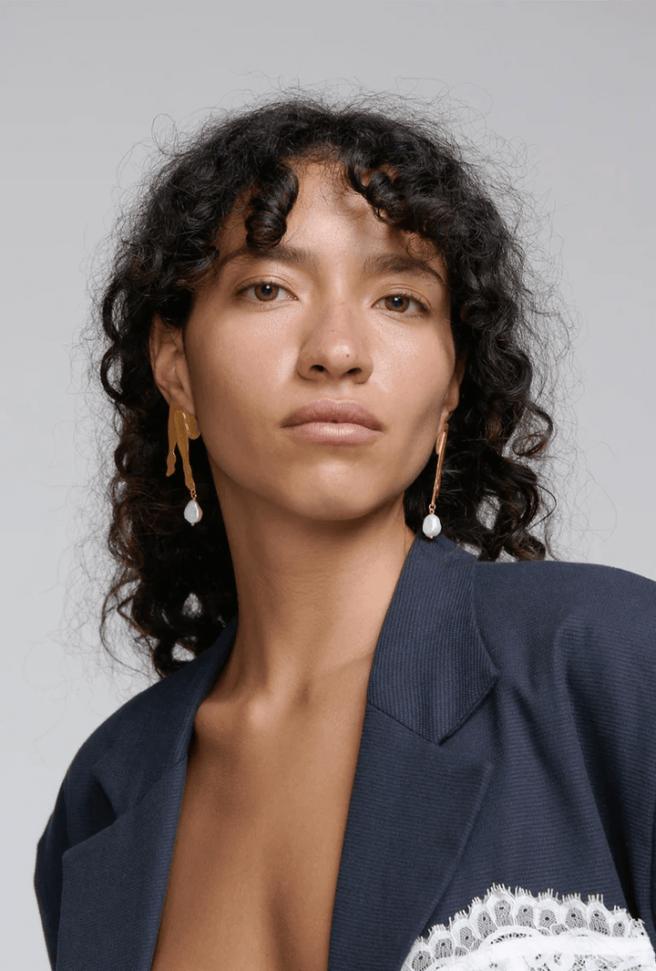 Maar Earrings - Gold by Alejandra de Coss at White Label Project