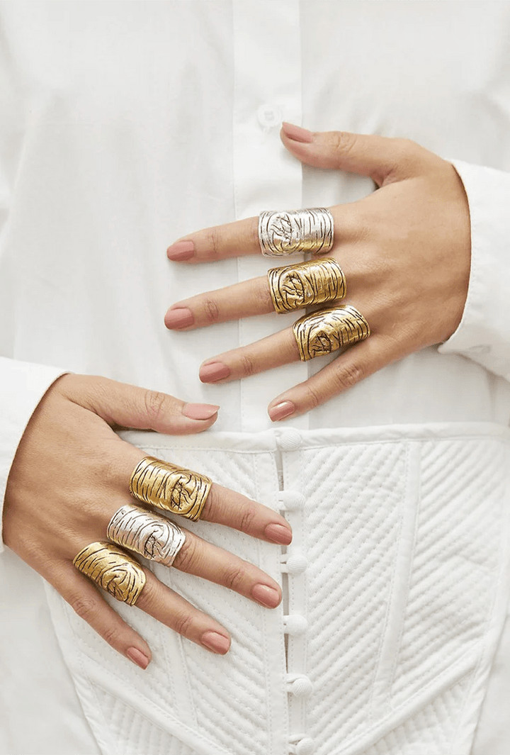 The Knuckle Ring - Gold by Alejandra de Coss at White Label Project