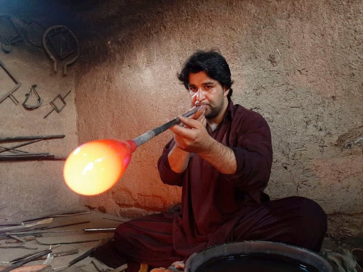 Herati Carafe - Lapis Blue by Artijaan at White Label Project