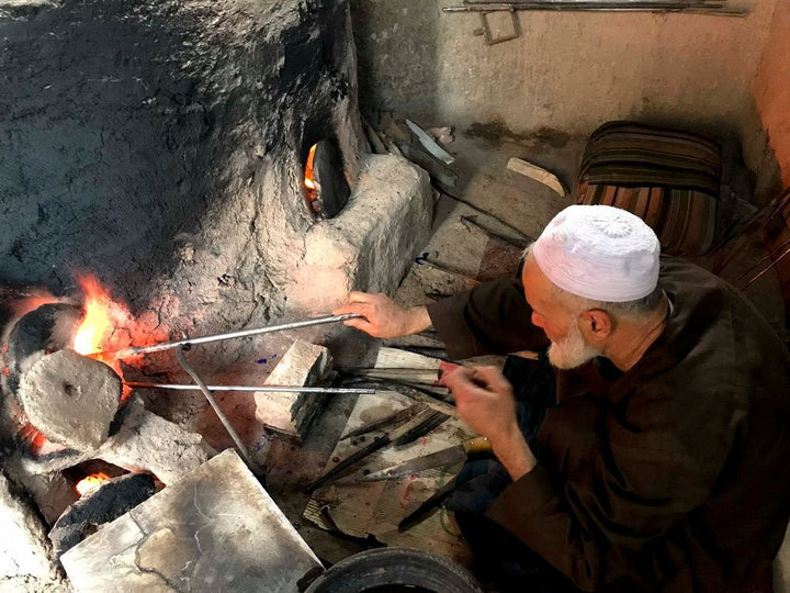 Herati Carafe - Lapis Blue by Artijaan at White Label Project