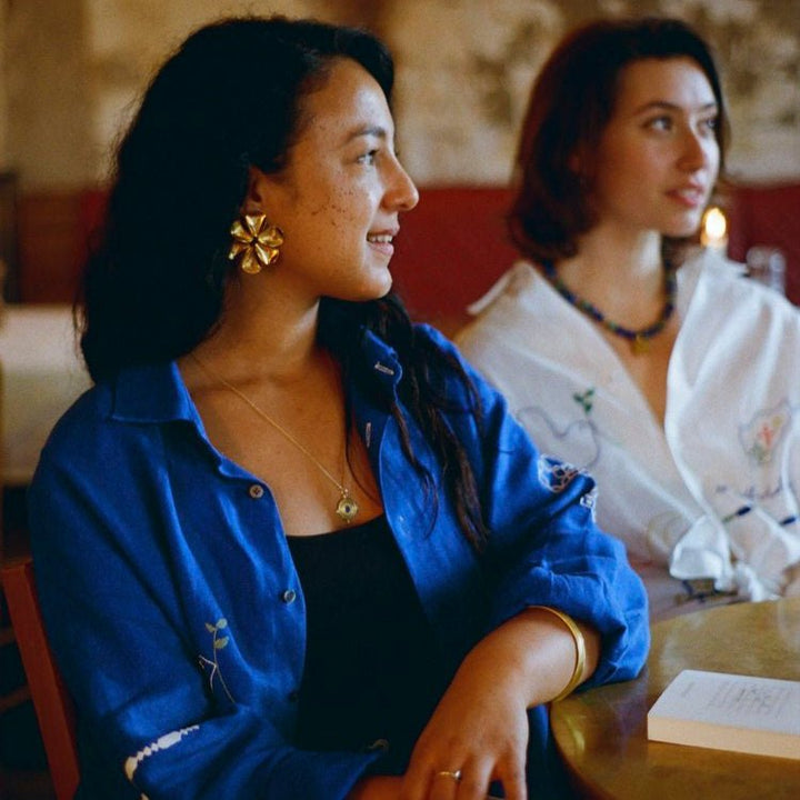 Hope Long Sleeves Shirt - Blue by Artijaan at White Label Project