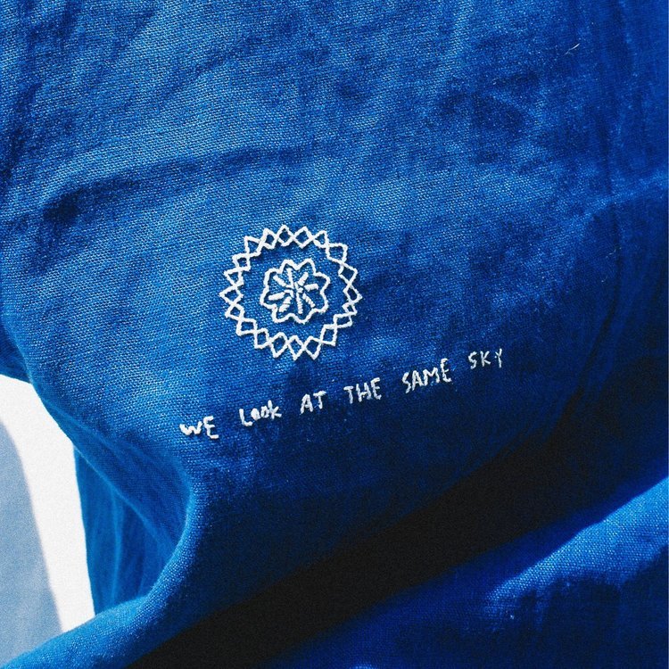 Hope Short Sleeves Shirt - Blue by Artijaan at White Label Project