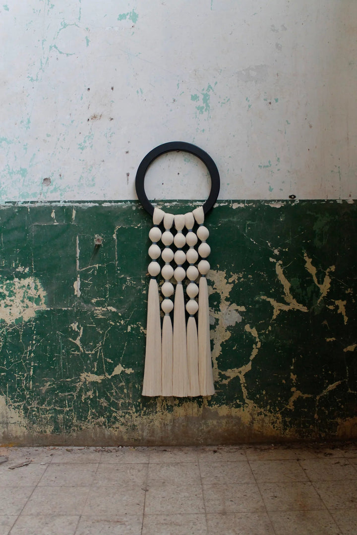 Blue Cosmos Wall Hanger by Caralarga at White Label Project