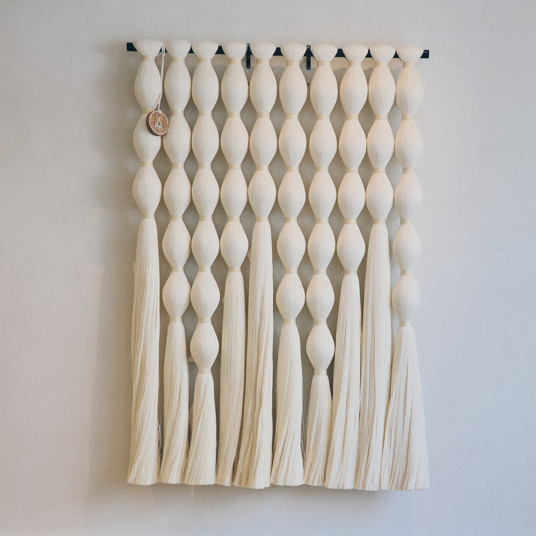 Medium Frijoles Wall Hanger - Natural by Caralarga at White Label Project