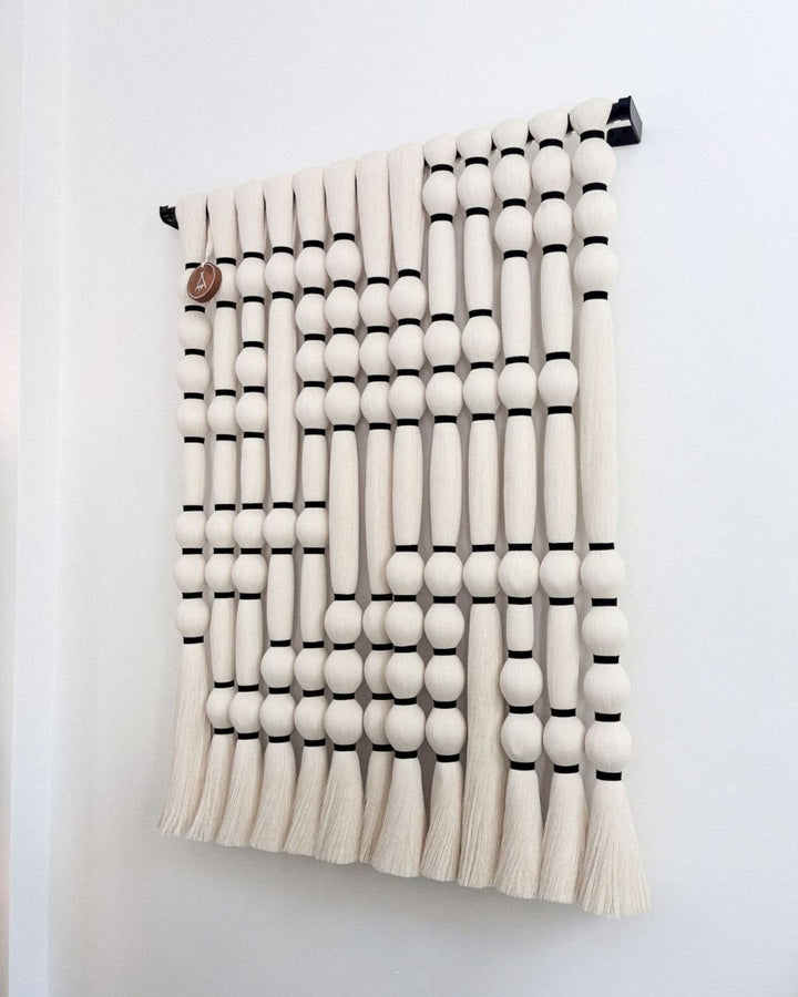 Medium Mitla Wall Hanger - Black by Caralarga at White Label Project