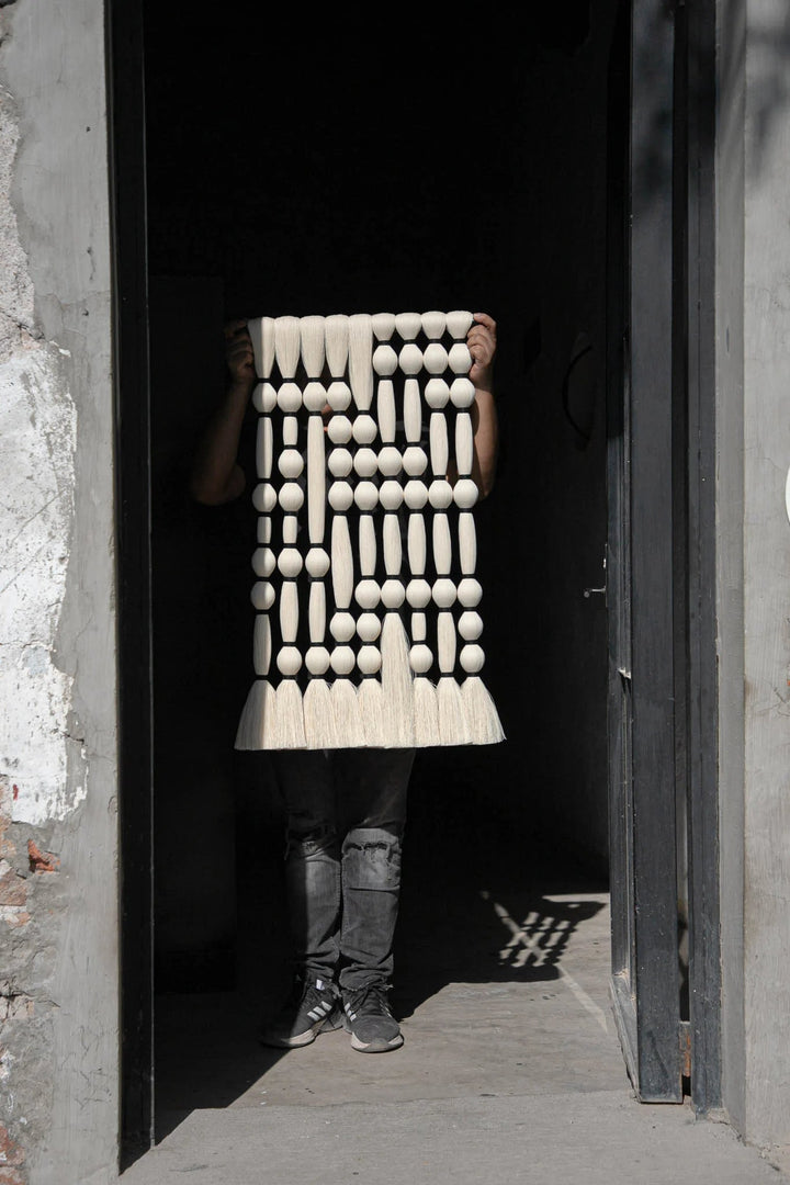 Mini Mitla Wall Hanger - Black by Caralarga at White Label Project