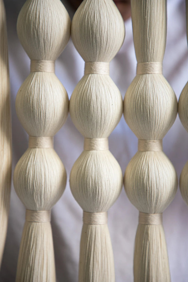 Mini Mitla Wall Hanger - White by Caralarga at White Label Project