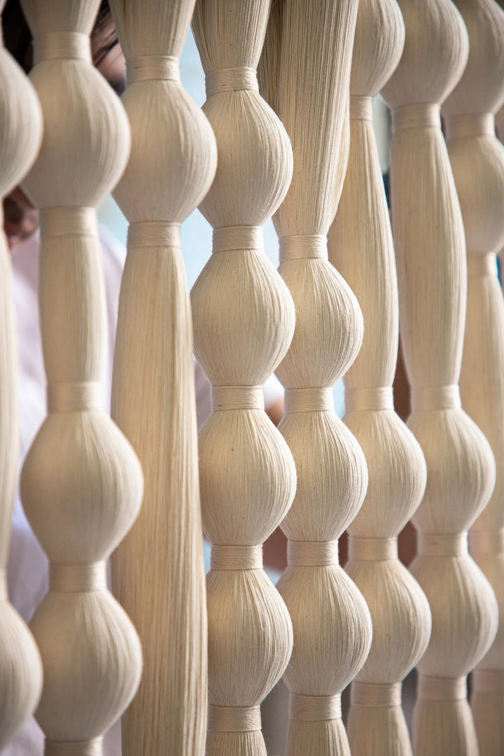 Mini Mitla Wall Hanger - White by Caralarga at White Label Project