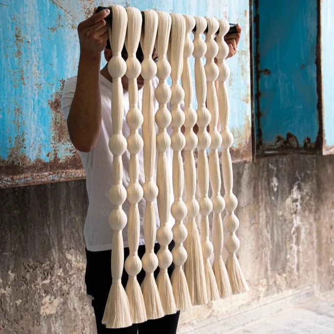 Mini Mitla Wall Hanger - White by Caralarga at White Label Project