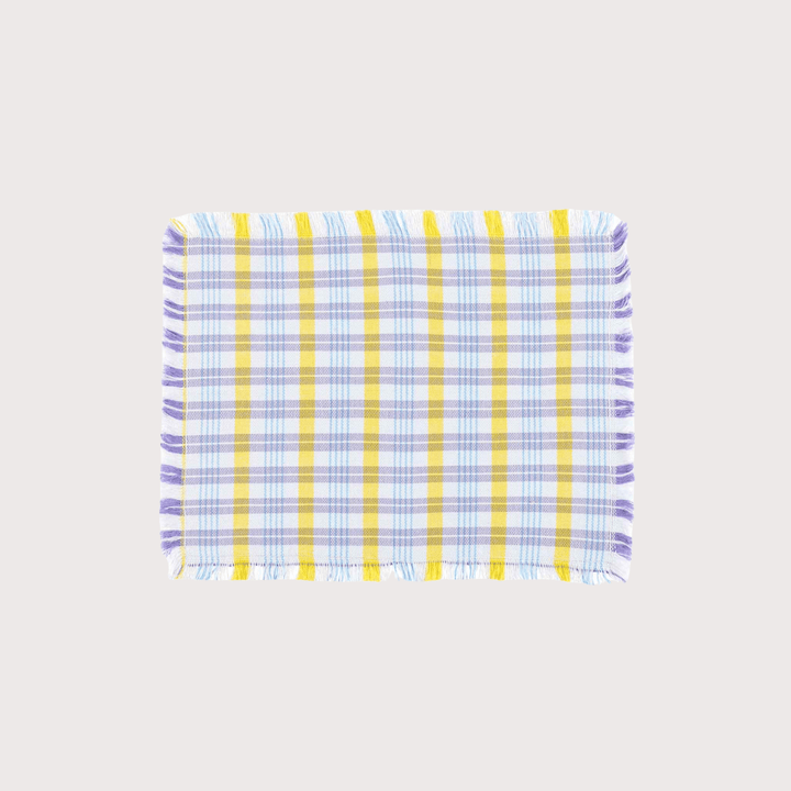 Lila Grid Placemat Set by Casa Edel at White Label Project