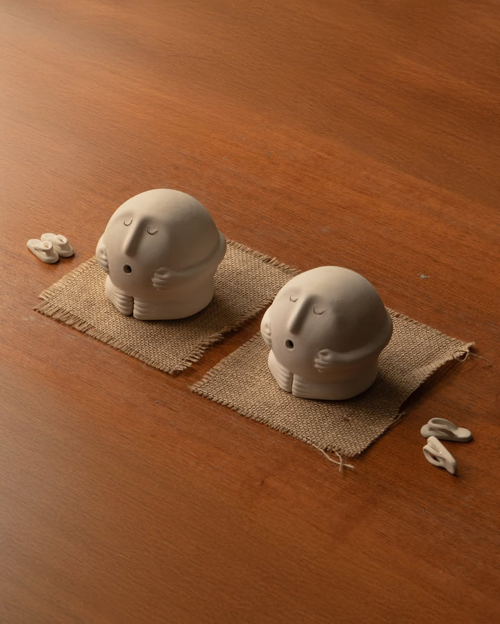 Breathe in (Series Clayhead) by Claymen at White Label Project