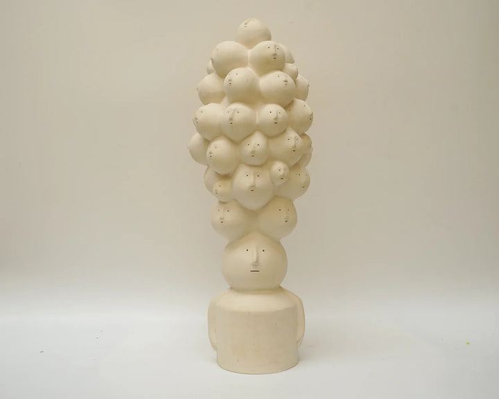 Bubble Unglazed Head - Large by Claymen at White Label Project