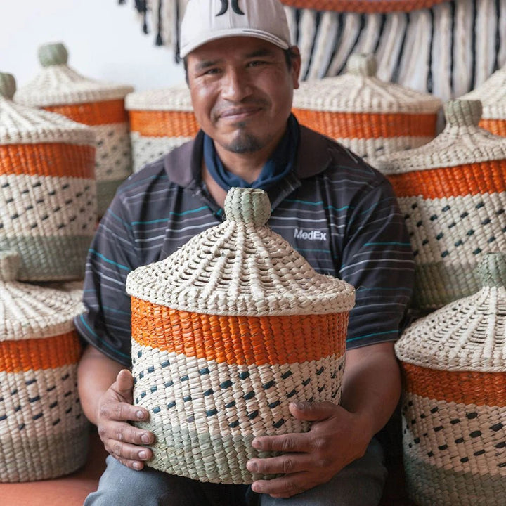 Cesto Ela Basket by Ensamble Artesano at White Label Project