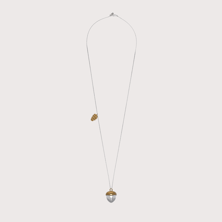 Acorn Pendant with Leaf by Gunia Project at White Label Project