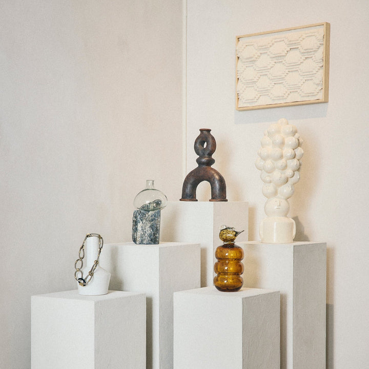 Guta Glass Candle Holder - Leopard by Gunia Project at White Label Project