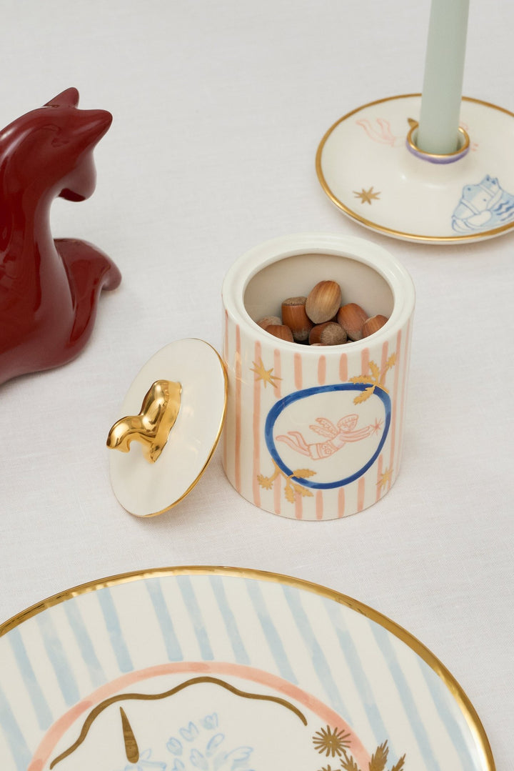 Horseman Sugar Bowl - Pink by Gunia Project at White Label Project
