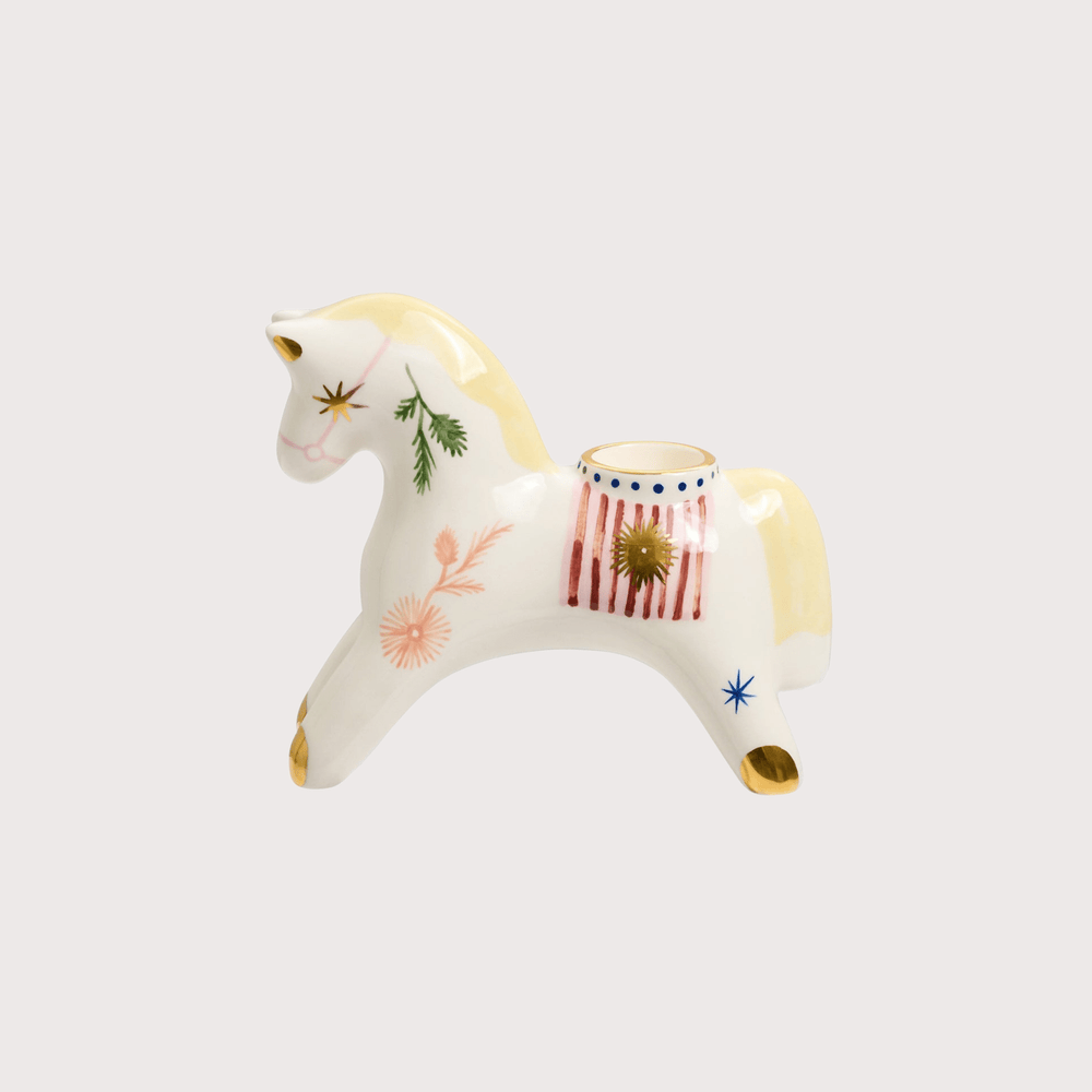Konyk Candle Holder - White by Gunia Project at White Label Project