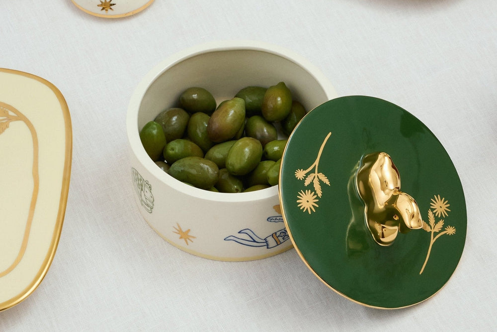 Konyk Sugar Bowl with Flowers by Gunia Project at White Label Project