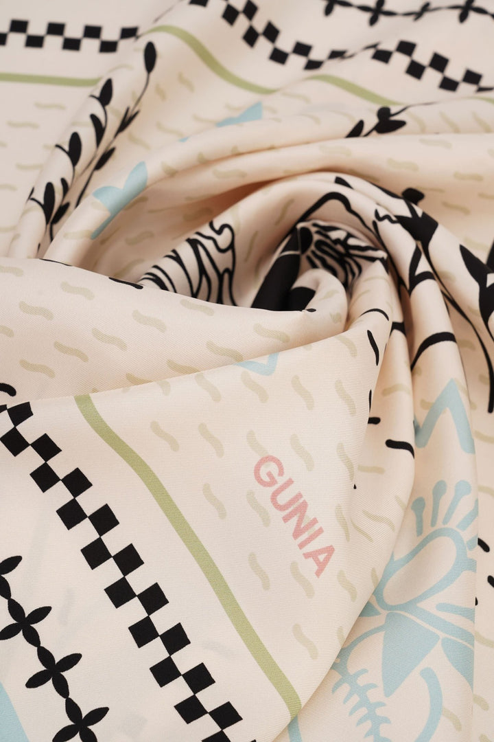 Lily Silk Headscarf by Gunia Project at White Label Project