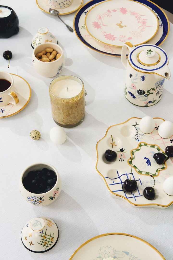 Naïve Cornflower Teapot by Gunia Project at White Label Project