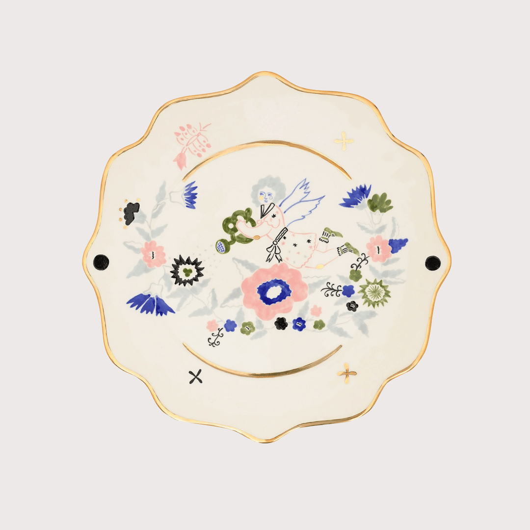 Naïve Garden Square Plate by Gunia Project at White Label Project