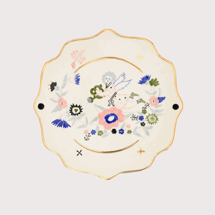 Naïve Garden Square Plate by Gunia Project at White Label Project