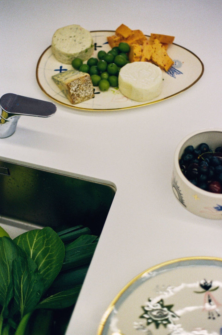 Naïve Pond Oval Plate by Gunia Project at White Label Project