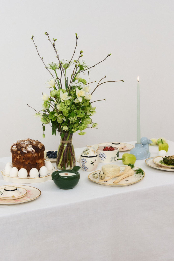 Naïve Pond Oval Plate by Gunia Project at White Label Project