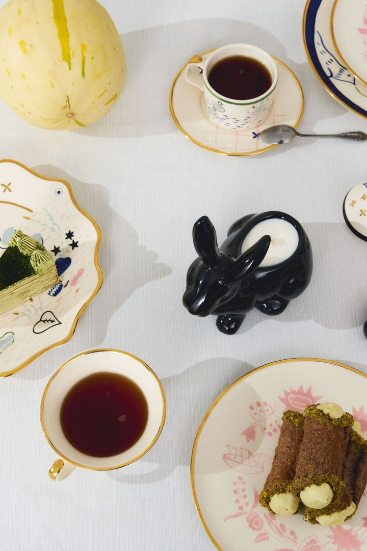 Naïve Pond Square Plate by Gunia Project at White Label Project