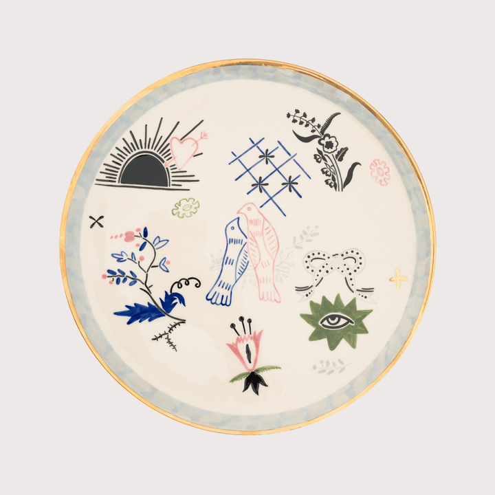 Naïve Wonderbird Plate by Gunia Project at White Label Project