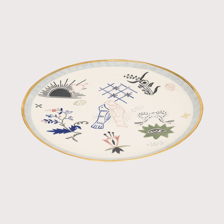 Naïve Wonderbird Plate by Gunia Project at White Label Project