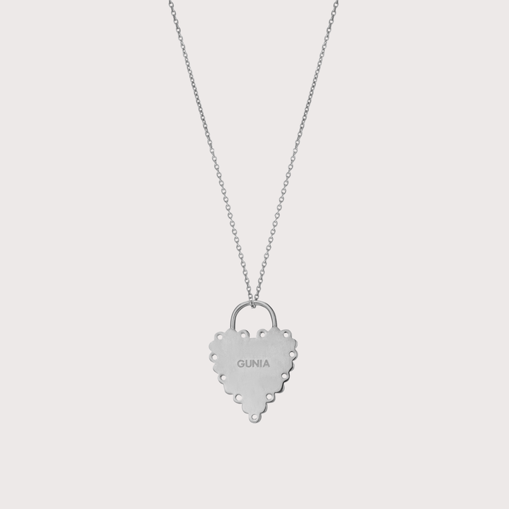 Open Heart Pendant - Silver by Gunia Project at White Label Project
