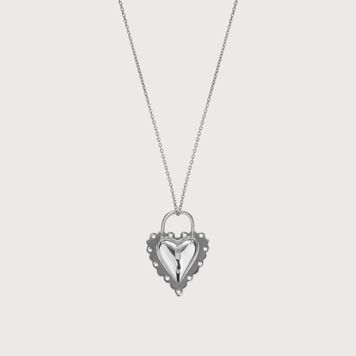 Open Heart Pendant - Silver by Gunia Project at White Label Project