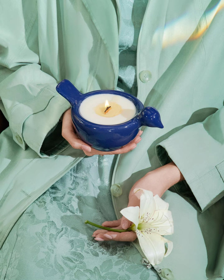 Promin Soy Candle - Dark Blue by Gunia Project at White Label Project