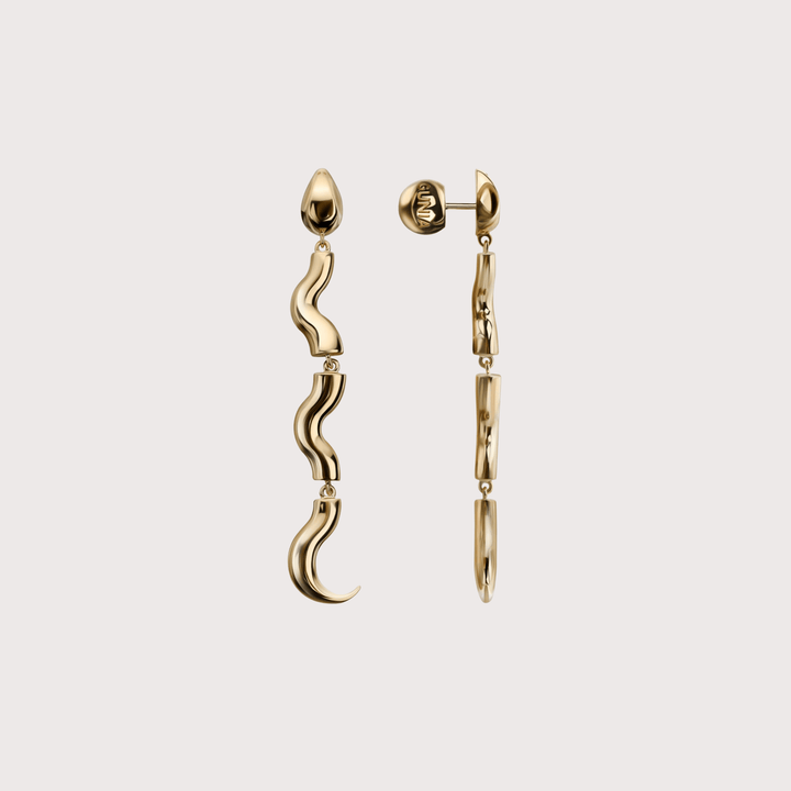 Serpent Drop Earrings by Gunia Project at White Label Project