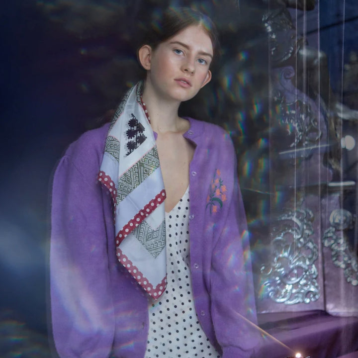 Silk Scarf — Ornaments by Gunia Project at White Label Project