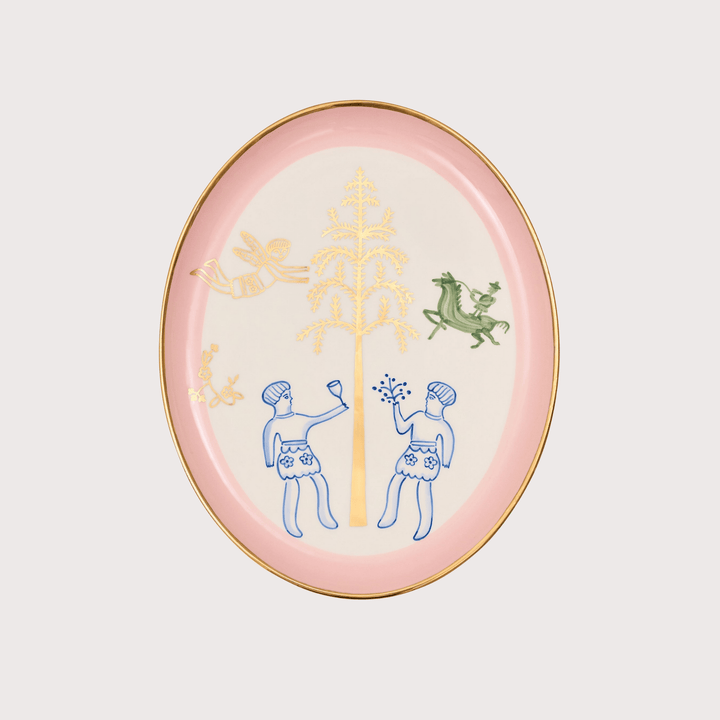Vechornytsi Oval Plate by Gunia Project at White Label Project