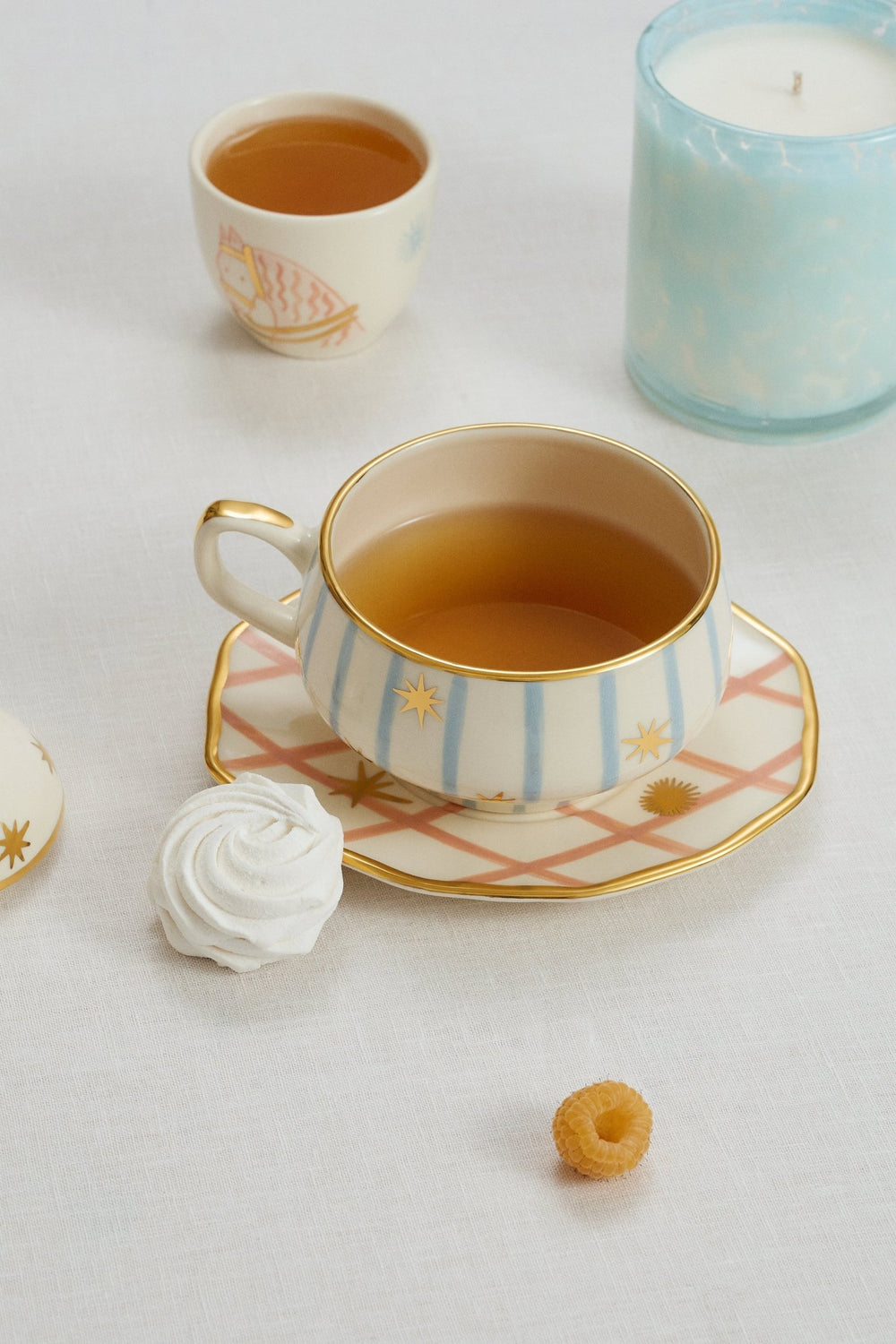 Wish Tea Cup and Saucer Set by Gunia Project at White Label Project
