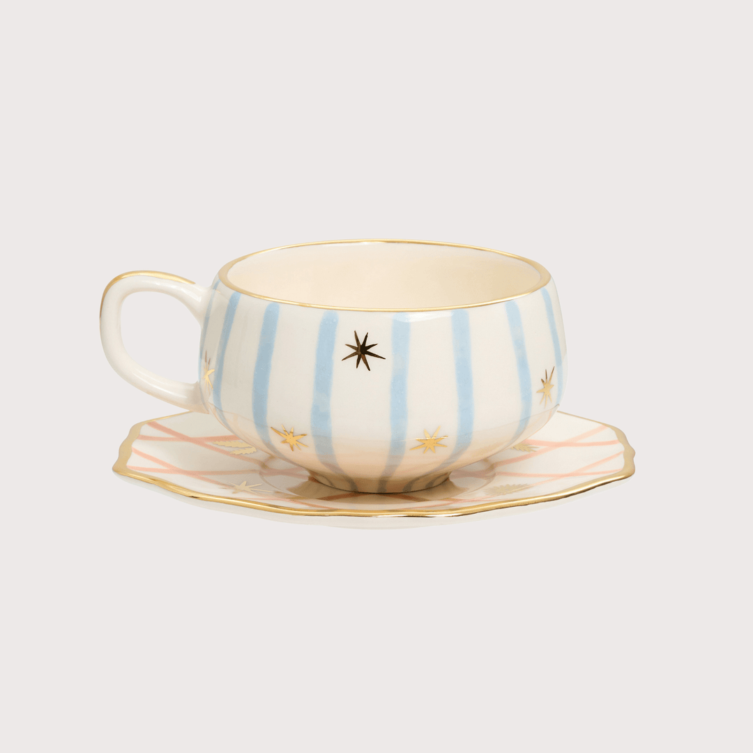 Wish Tea Cup and Saucer Set by Gunia Project at White Label Project