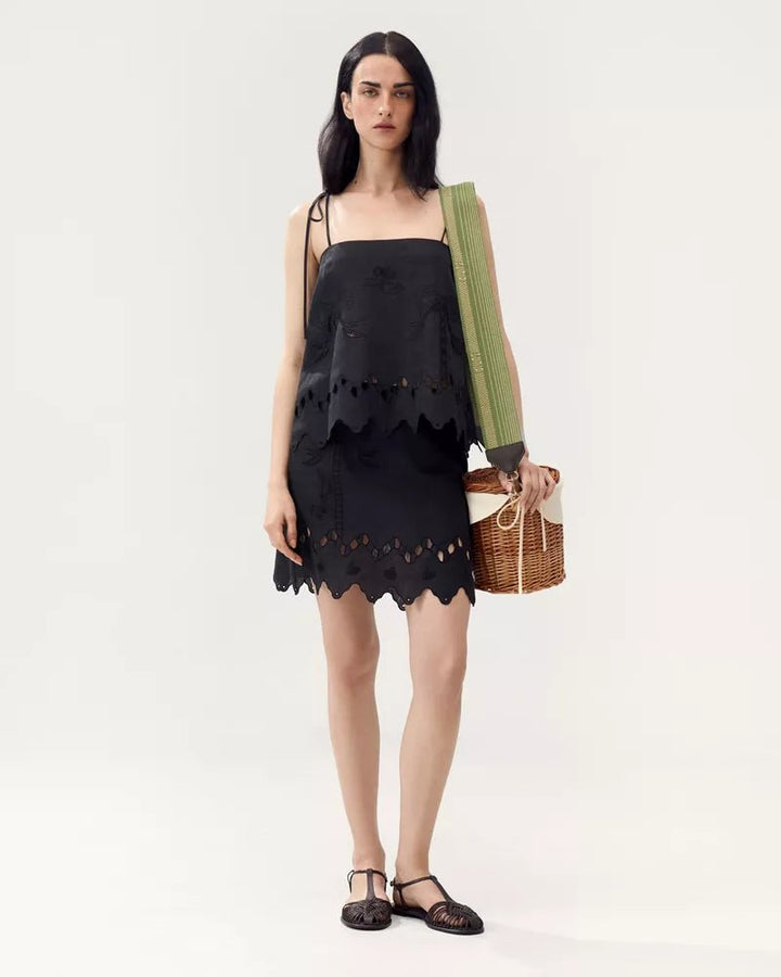 Yasna Skirt - Black by Gunia Project at White Label Project