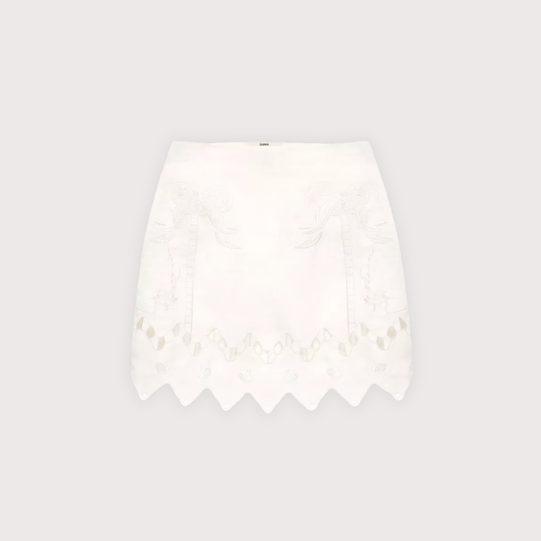Yasna Skirt - Milk by Gunia Project at White Label Project