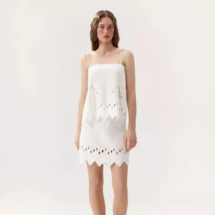 Yasna Skirt - Milk by Gunia Project at White Label Project
