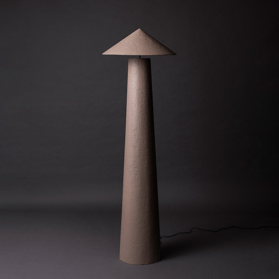 Kasa Floor Lamp - Nude by Harshita Jhamtani Designs at White Label Project