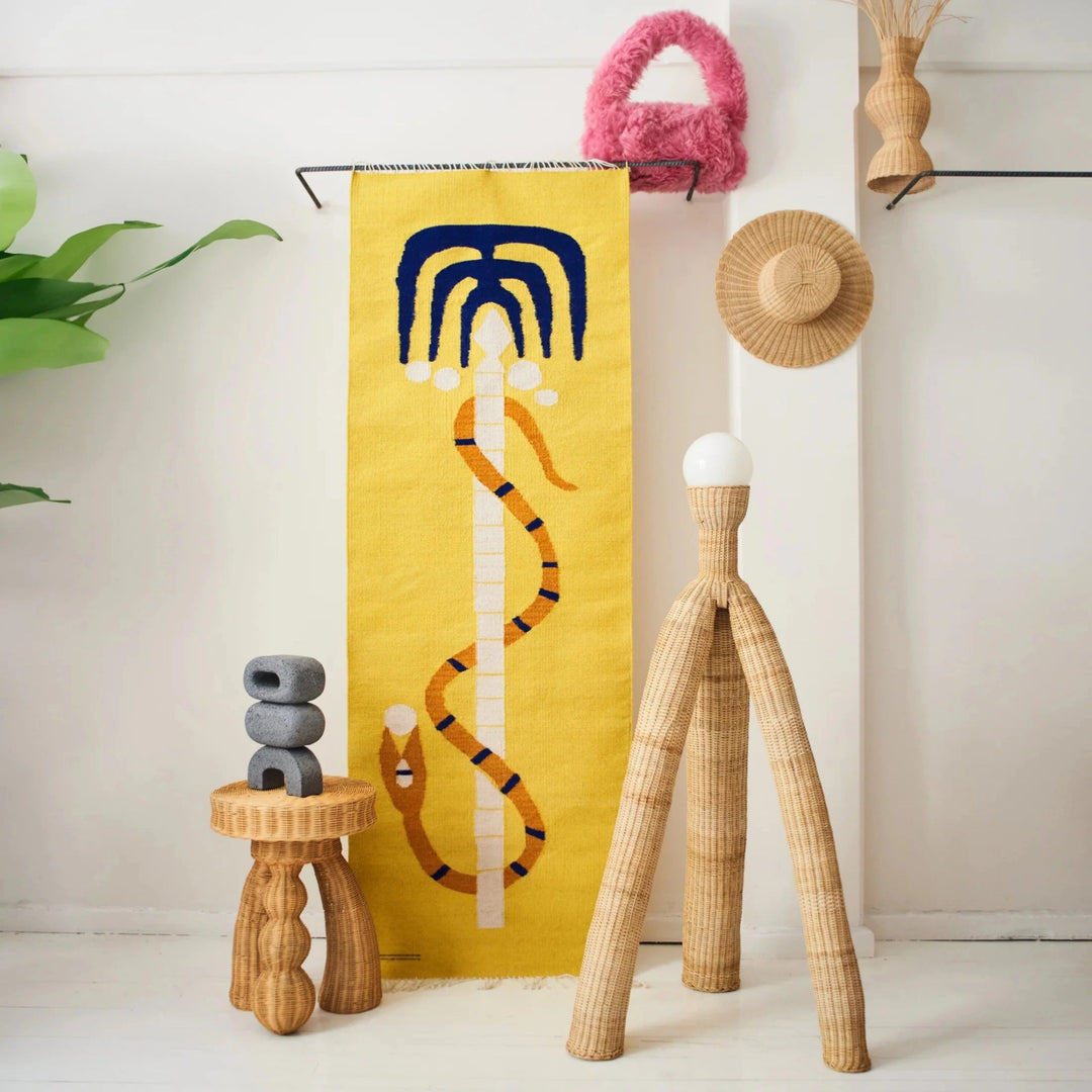 Serpiente Rug - Yellow by Lordag Sondag at White Label Project