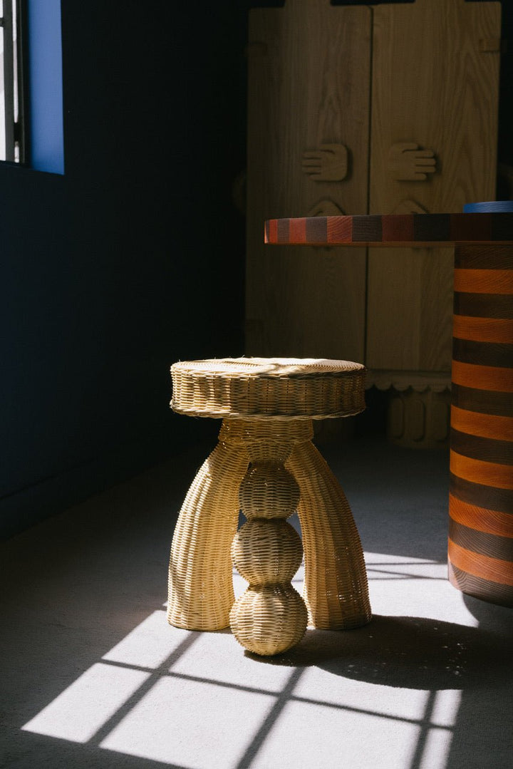 Pupa Side Table - Beige by Lordagsondag at White Label Project