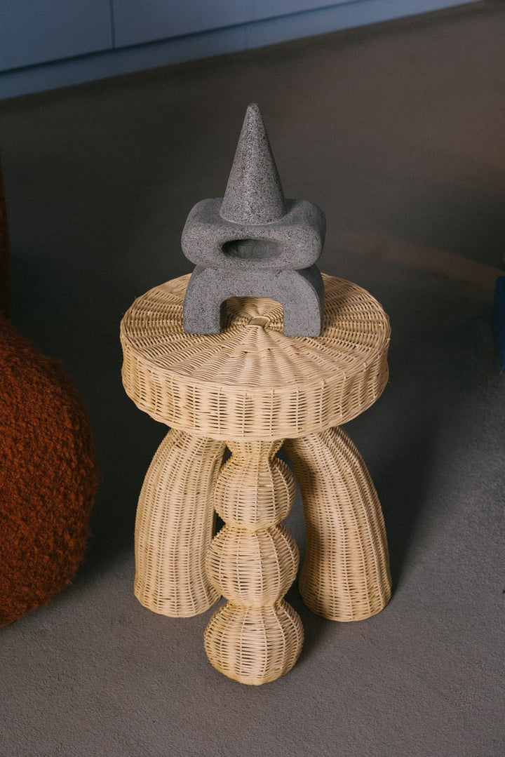 Pupa Side Table - Beige by Lordagsondag at White Label Project