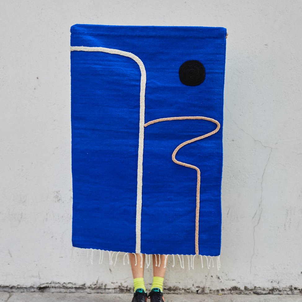 Neto Rug Blue by M.A at White Label Project
